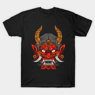 Japanese Oni Demon mask T-Shirt